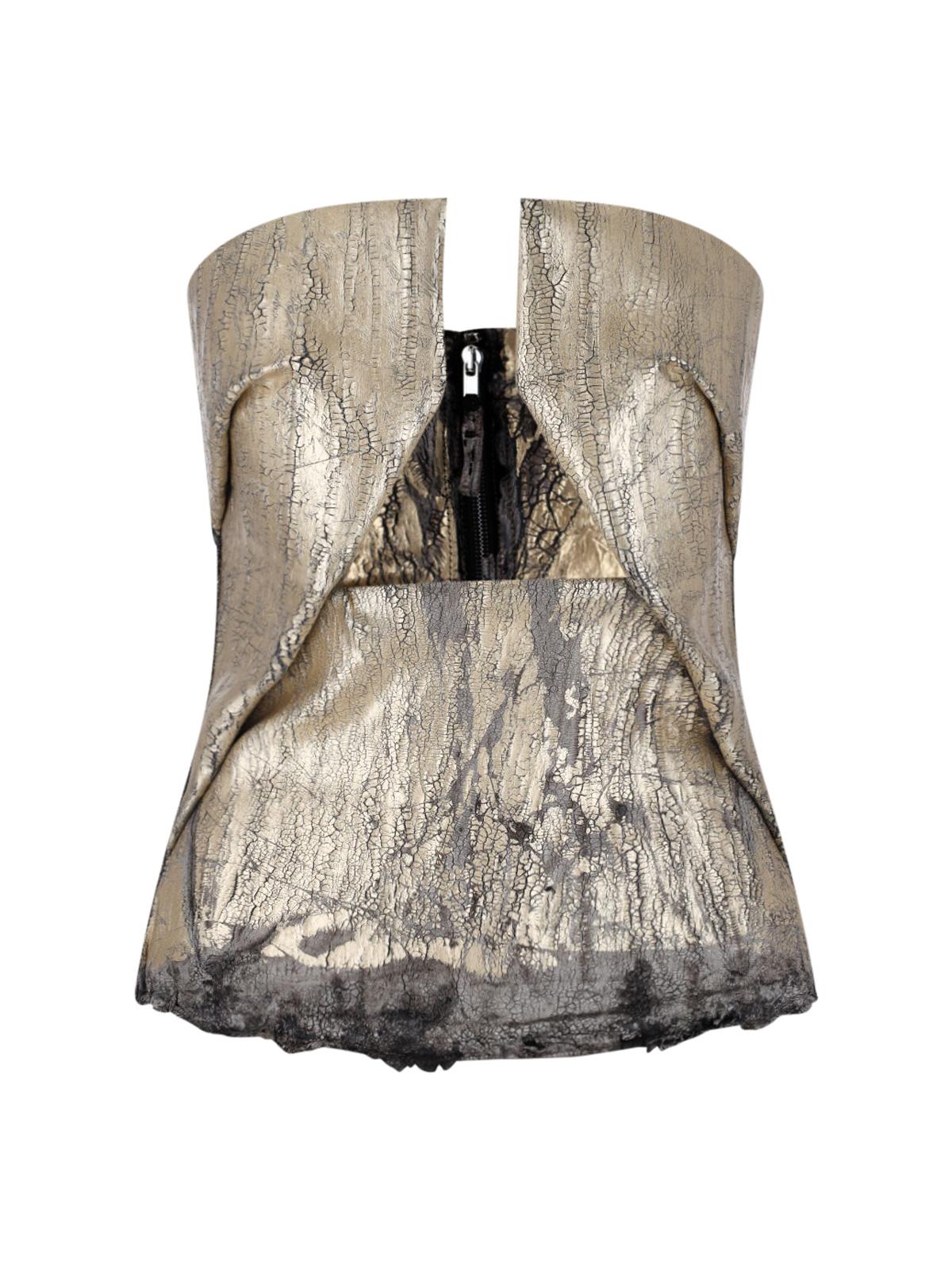 rick owens top golden cotton - women