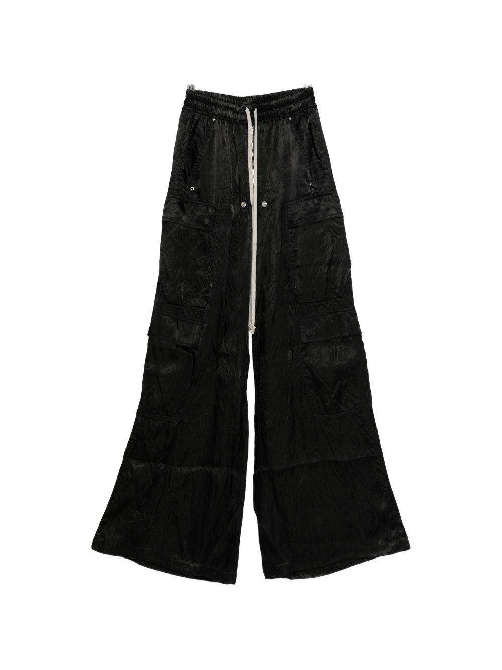 rick owens trousers black cupro - women