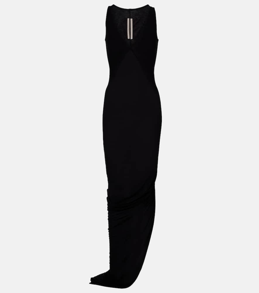 rick owens v tank jersey maxi dress