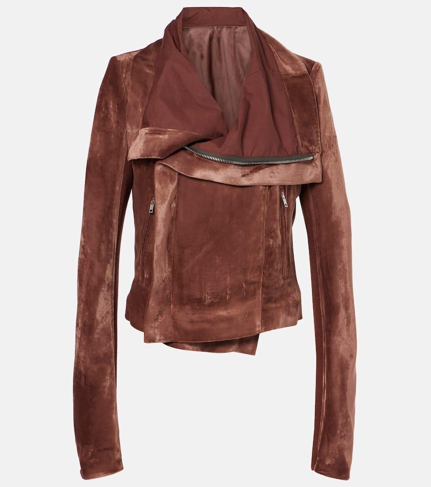 rick owens velvet jacket