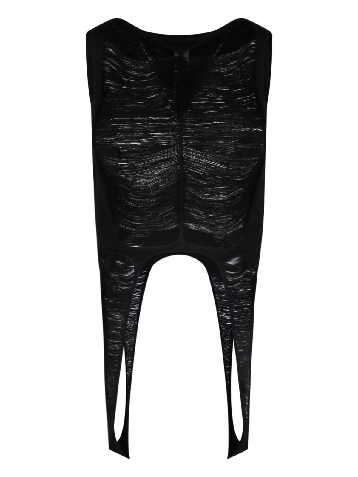 rick owens virgin wool crop top