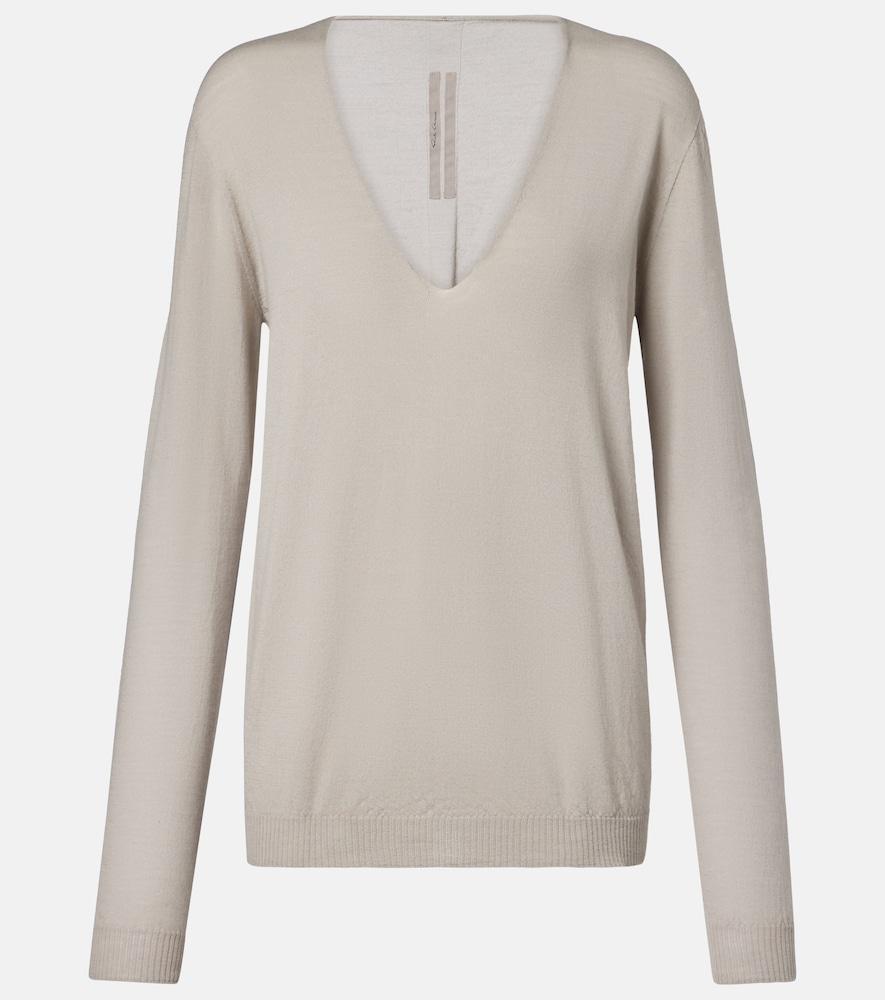 rick owens virgin wool sweater