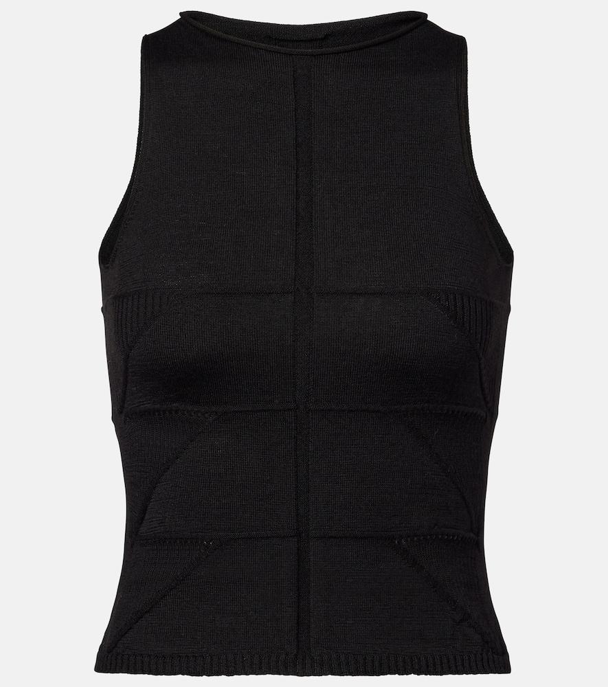 rick owens virgin wool top