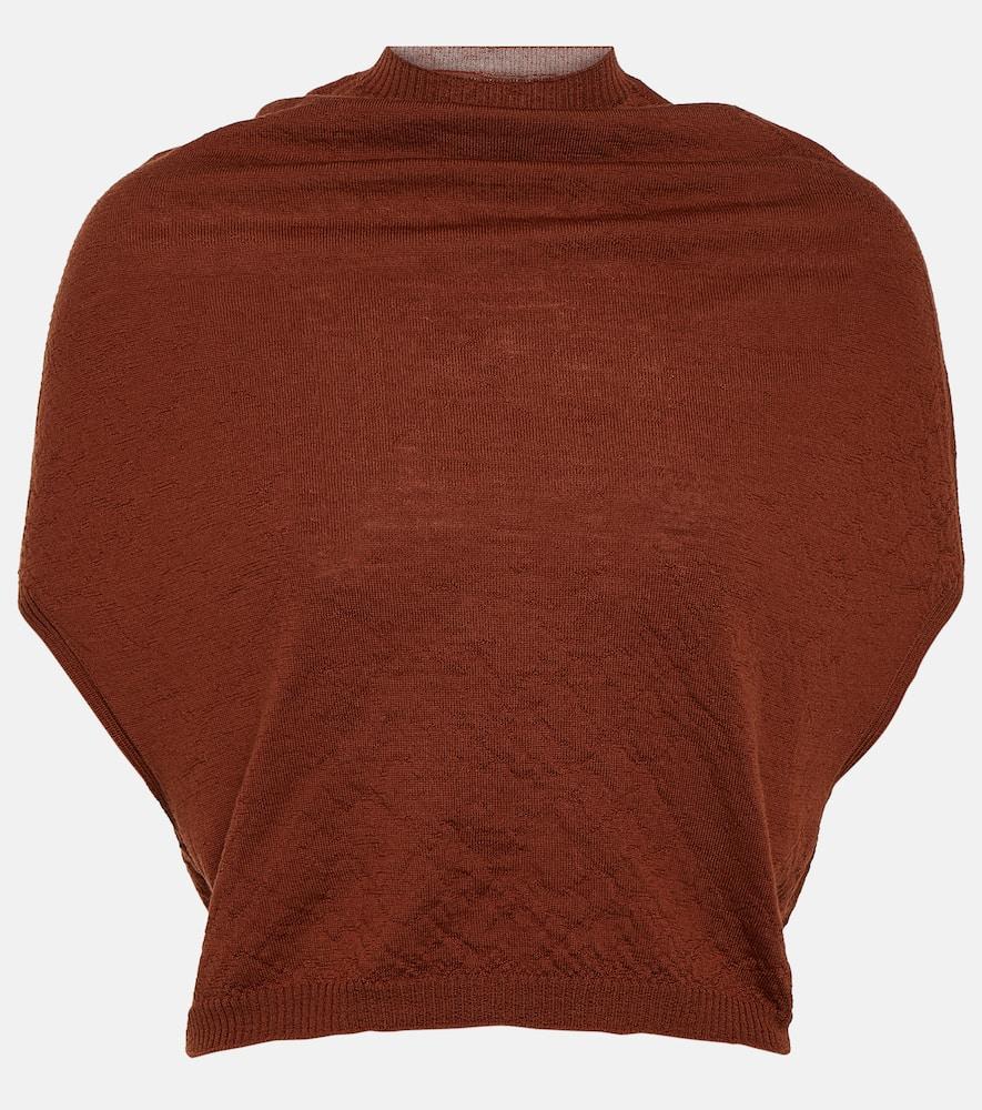 rick owens virgin wool top