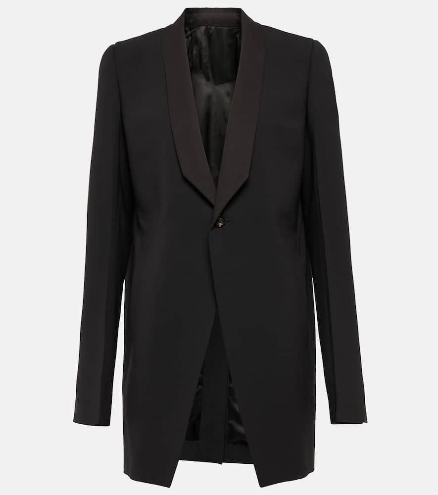 rick owens walrus tux virgin wool blazer
