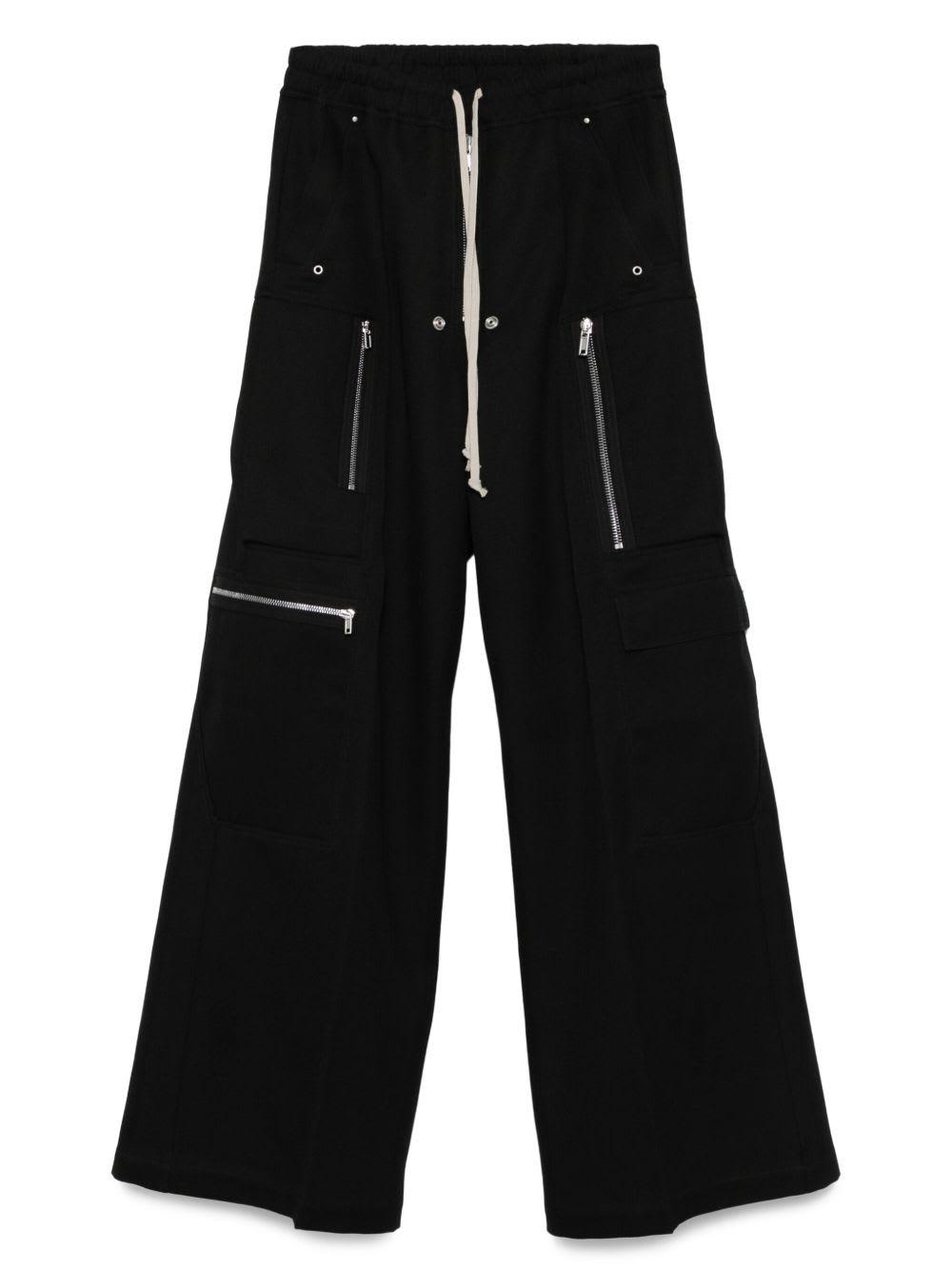 rick owens wool cargo trousers