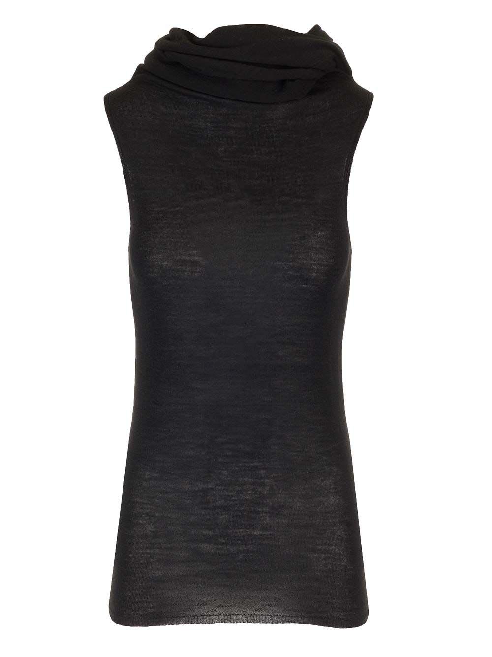 rick owens wool jersey top