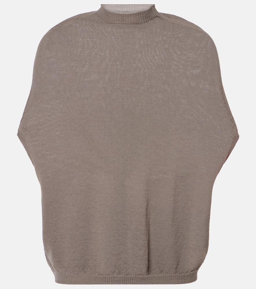 rick owens wool turtleneck top
