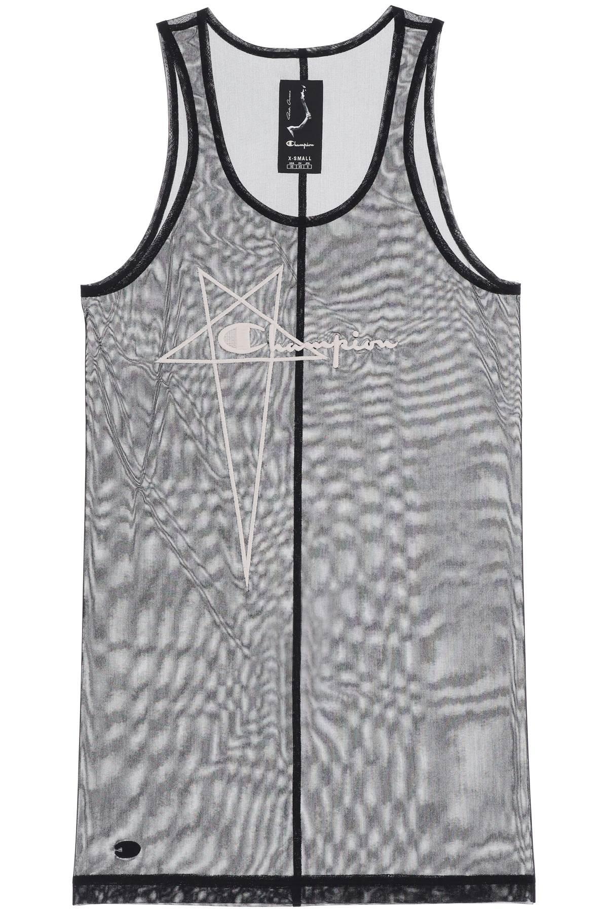 rick owens x champion champion x basketball mini dress