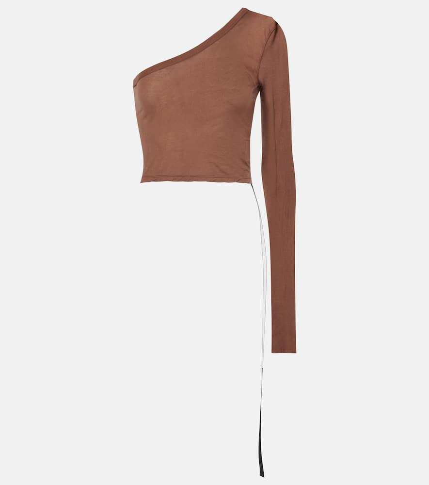 rick owens ziggy cotton jersey top