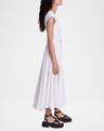 ricocha chain-belt crochet midi dress