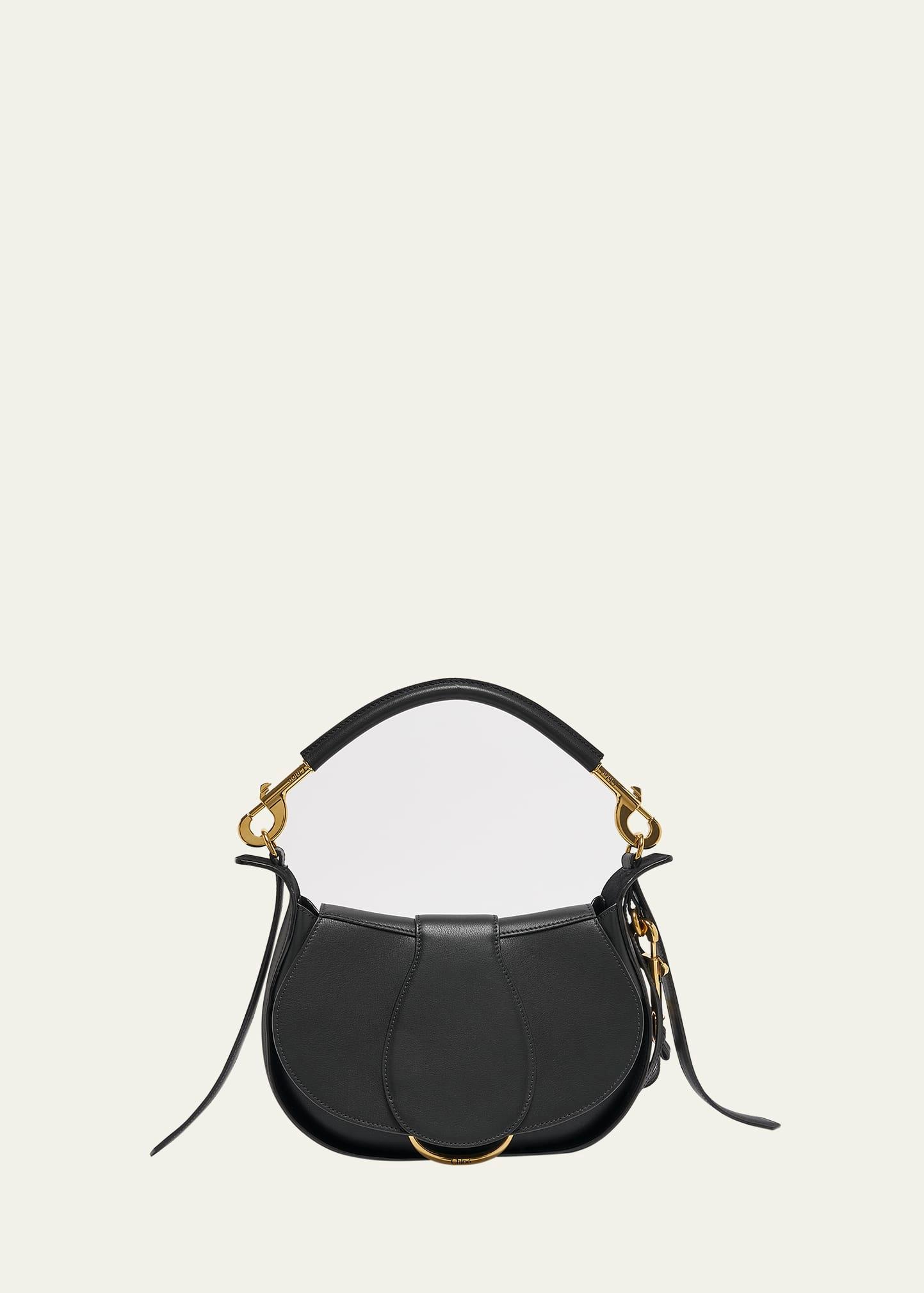 ride flap shoulder bag in smooth calfskin