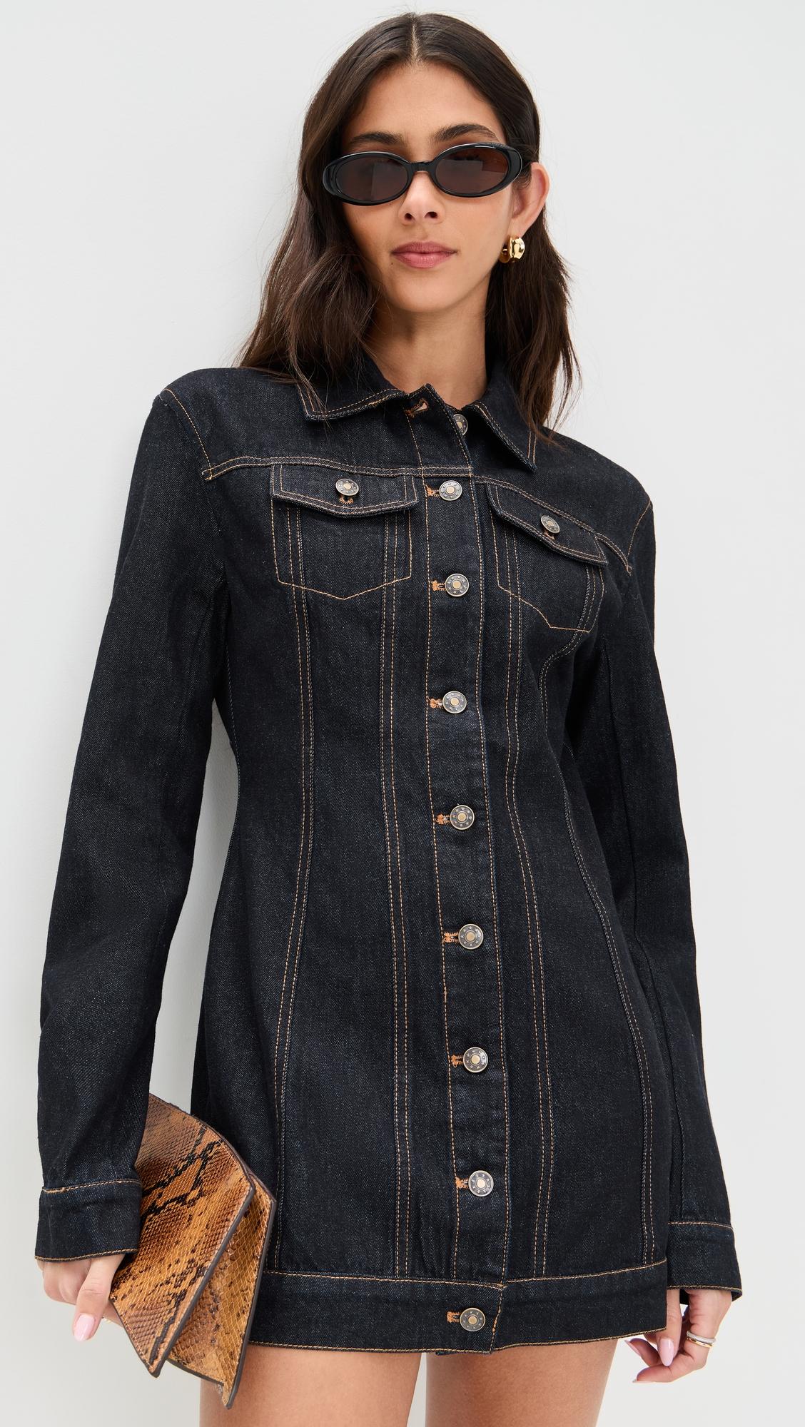 rider denim mini dress