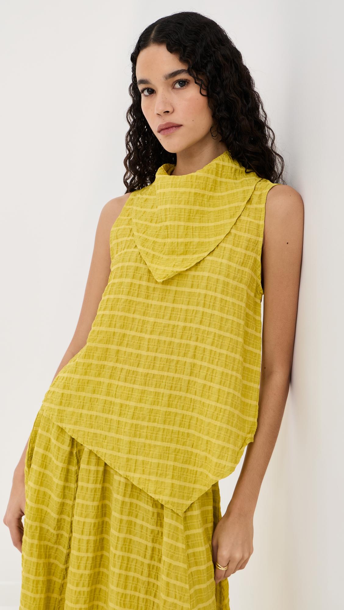 riley checked blouse