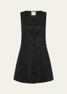 rio button-front mini dress