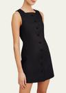 rio button-front mini dress