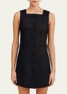 rio button-front mini dress