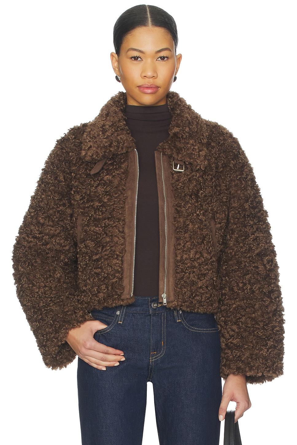 rio faux fur jacket