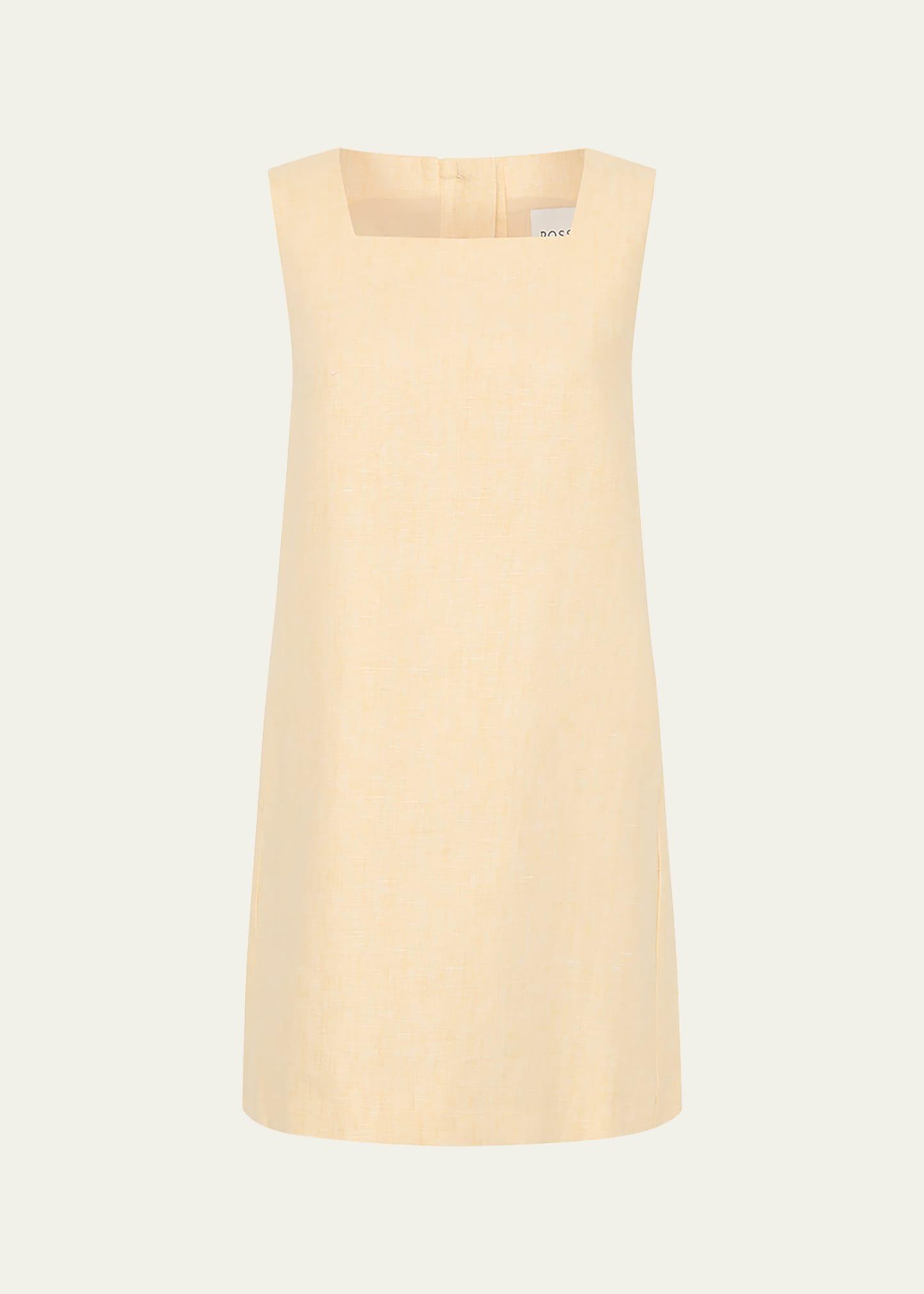 rio linen mini dress