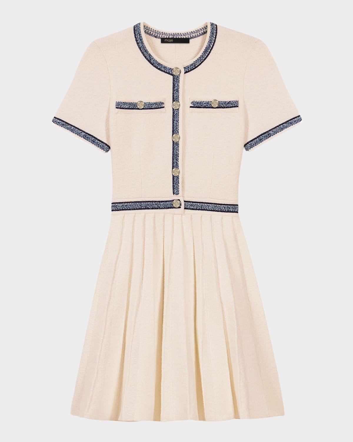 rirsalinette pleated mini dress