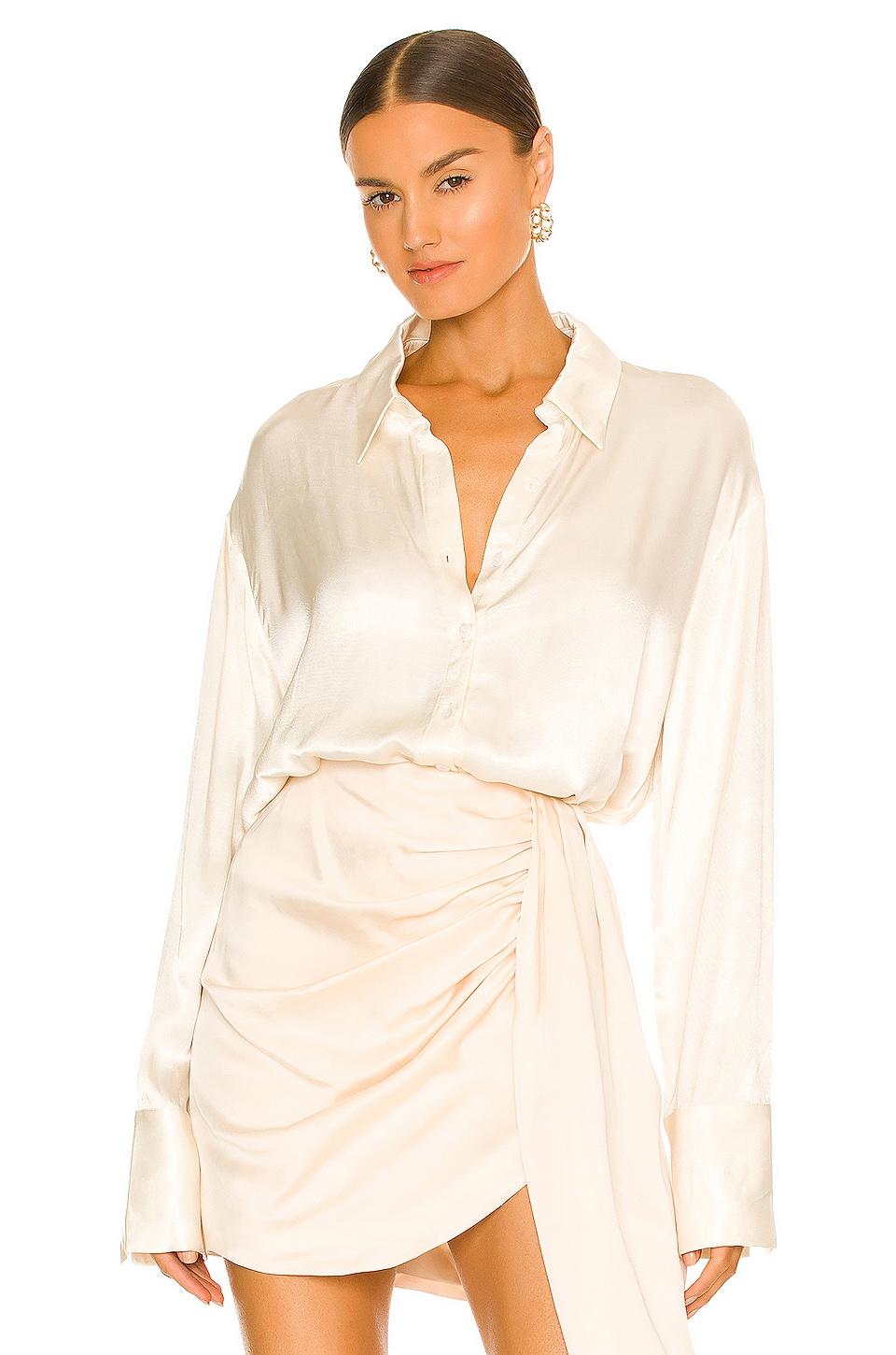 rising satin shirt