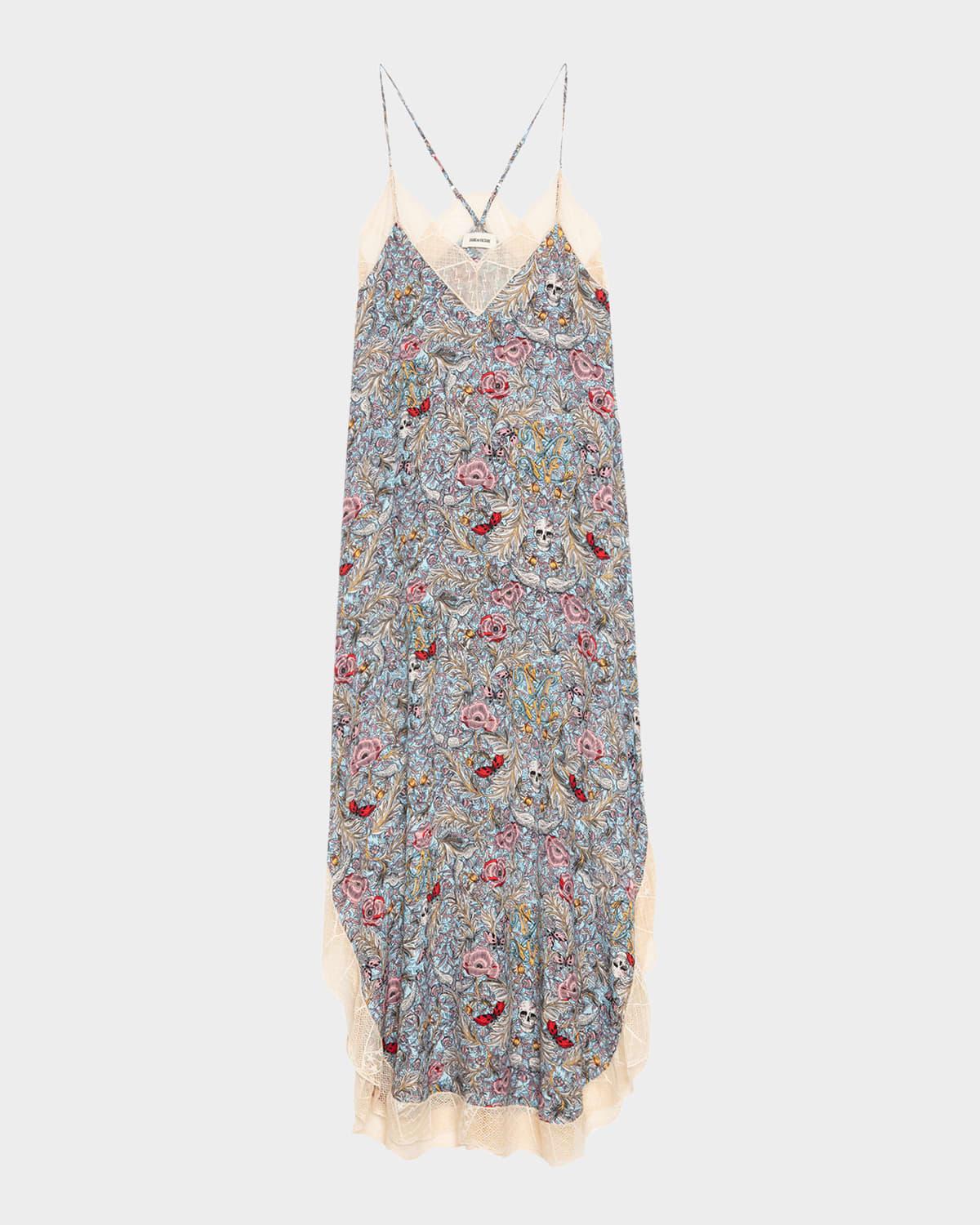 ristyl soft british flowers dress