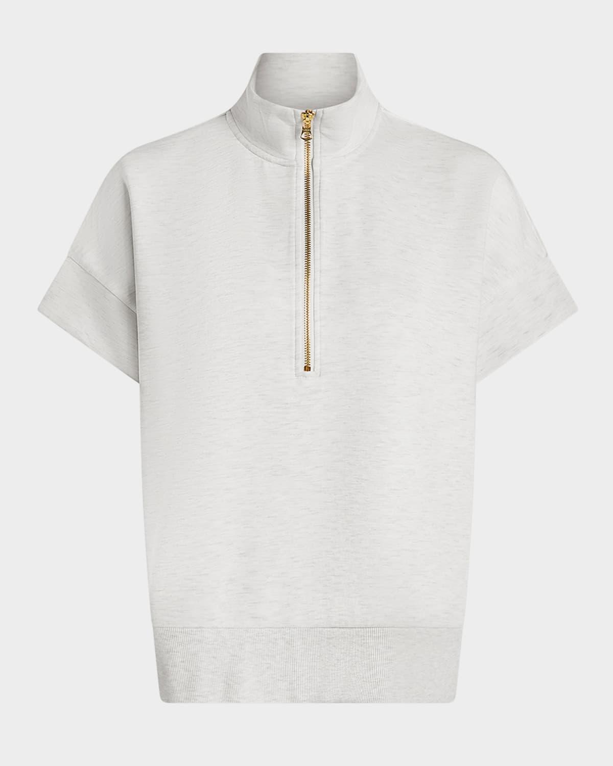 ritchie short-sleeve half-zip sweatshirt
