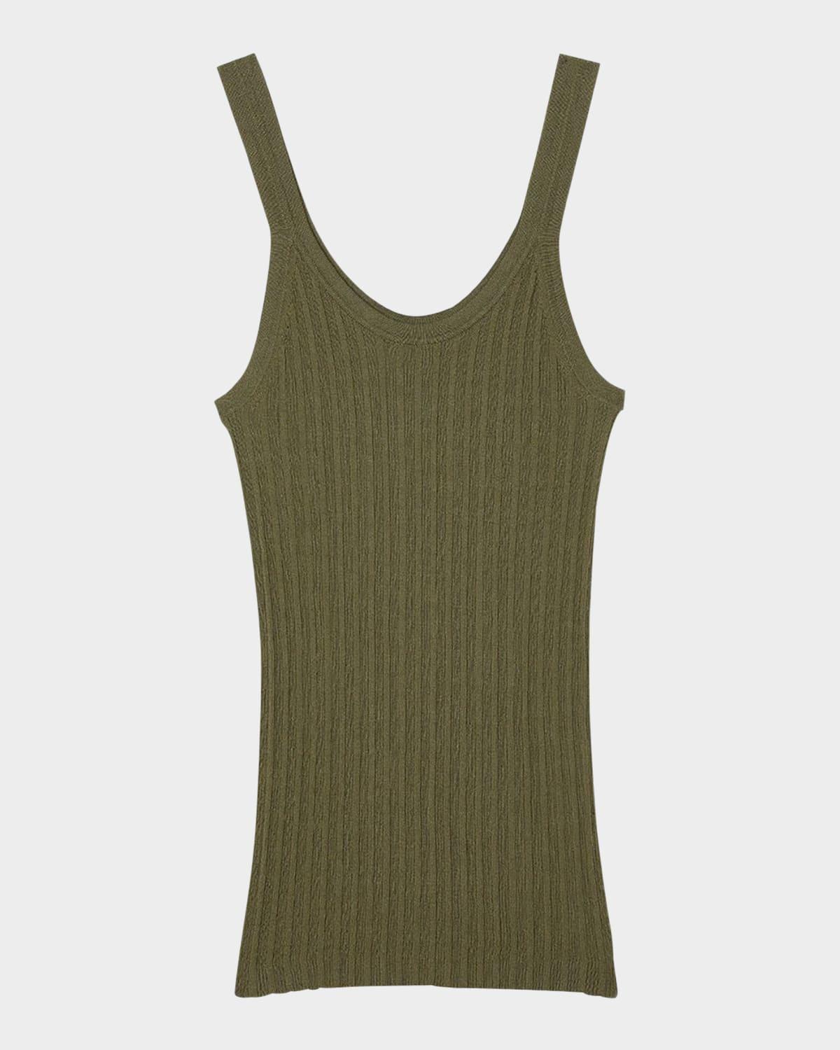 river ribbed tank top