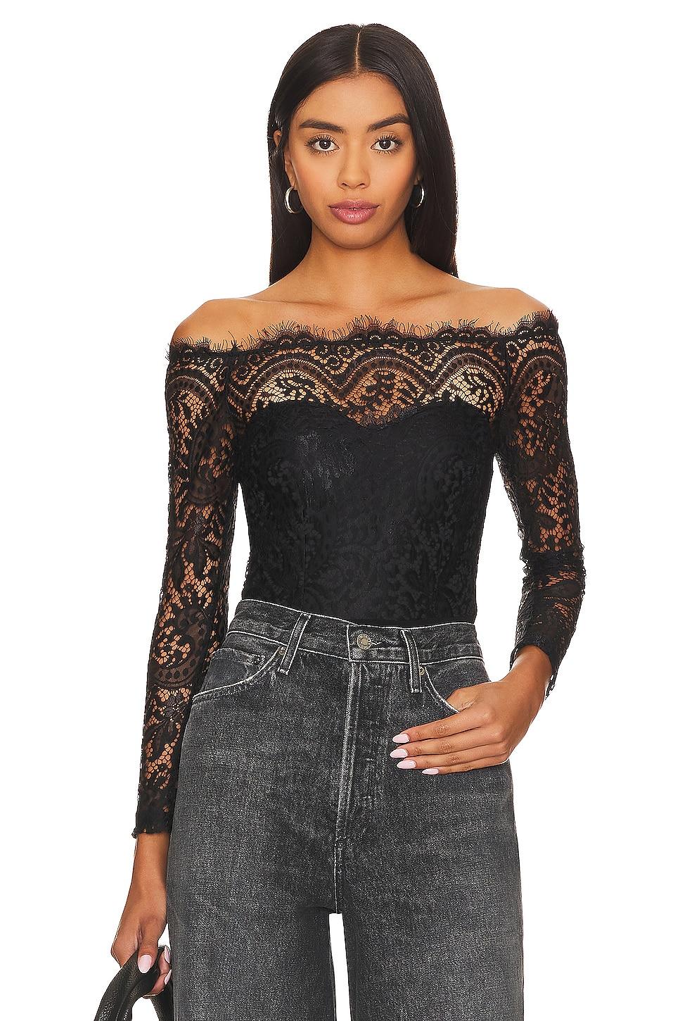 rivka off shoulder bodysuit