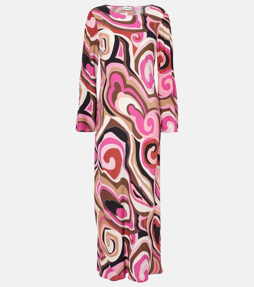 rixo alondra printed maxi dress