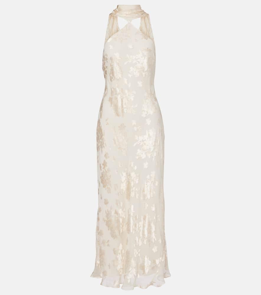 rixo bridal hayley floral midi dress