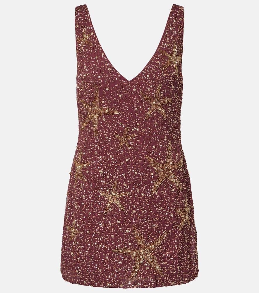 rixo christabel embellished minidress