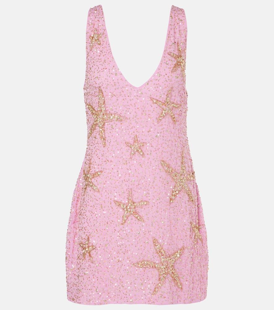 rixo christabel sequined minidress