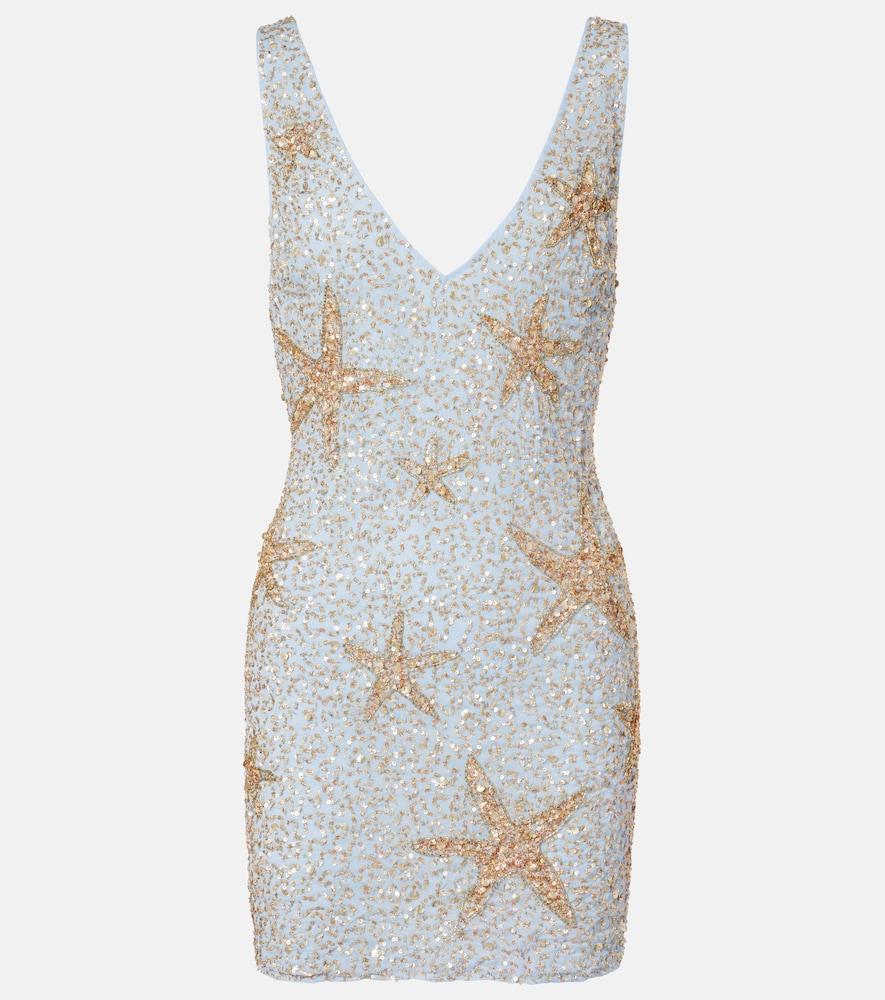 rixo christabel sequined minidress
