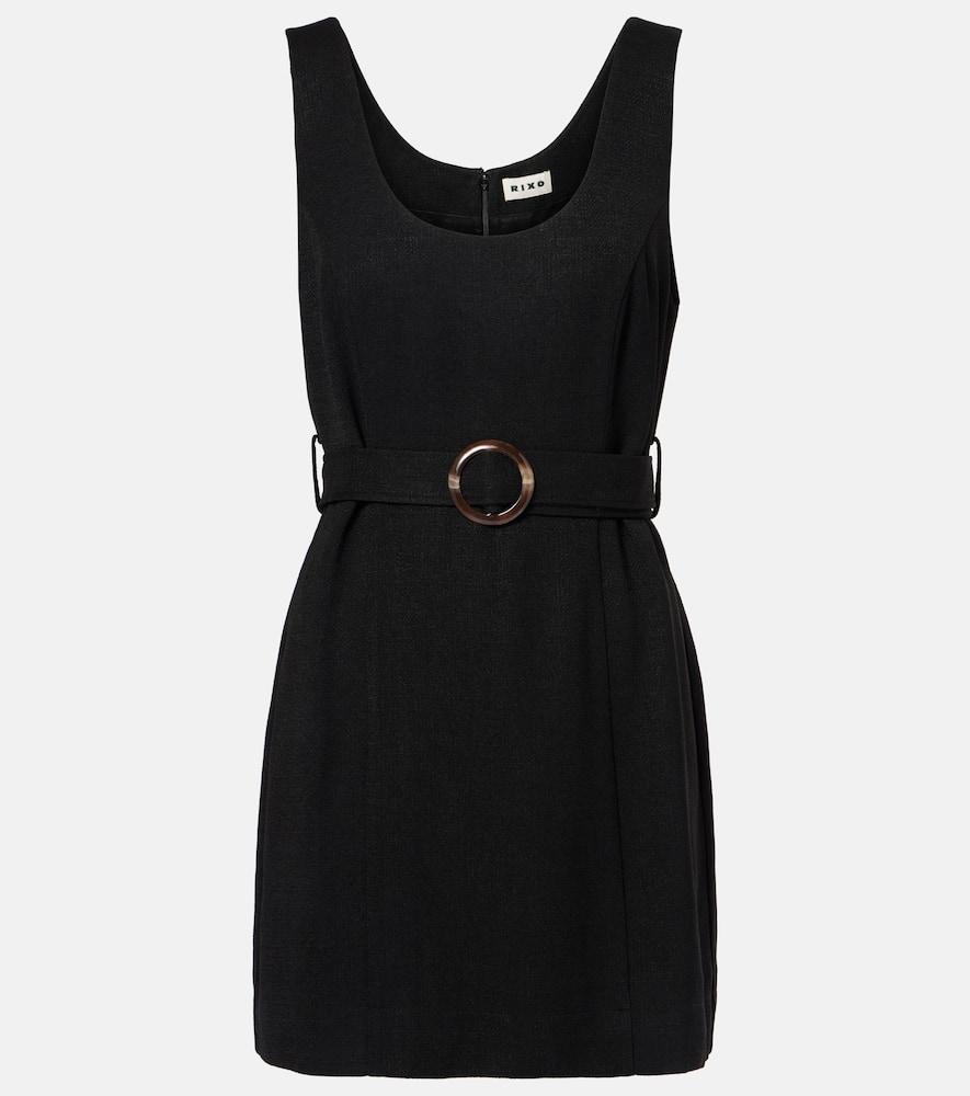 rixo cyra bouclé minidress