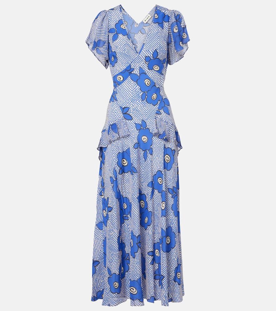 rixo evie floral silk maxi dress