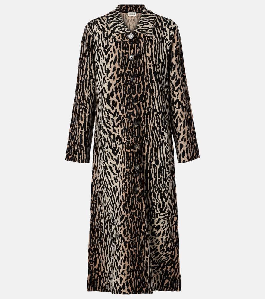 rixo jacoba jacquard coat
