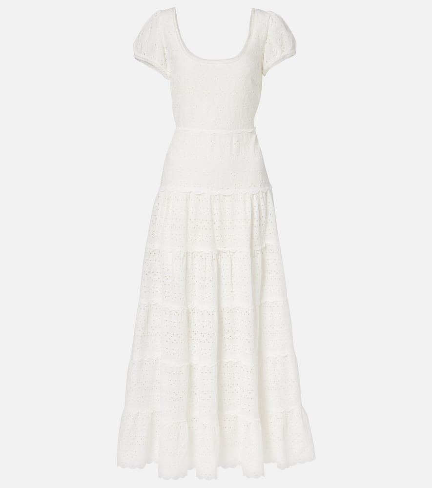 rixo remi broderie anglaise cotton midi dress