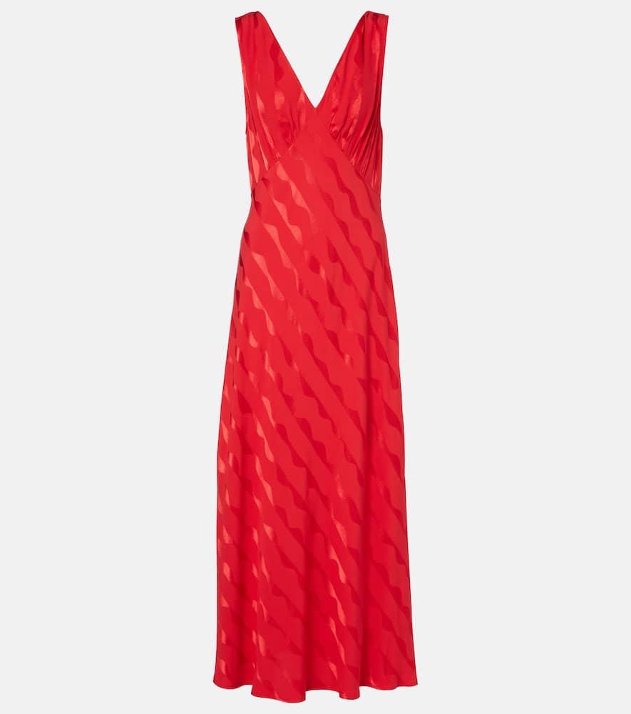 rixo sandrine floral midi dress