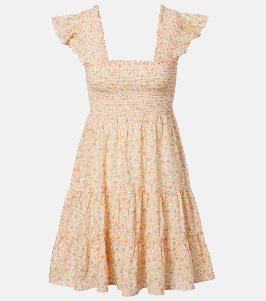 rixo sideny floral cotton minidress