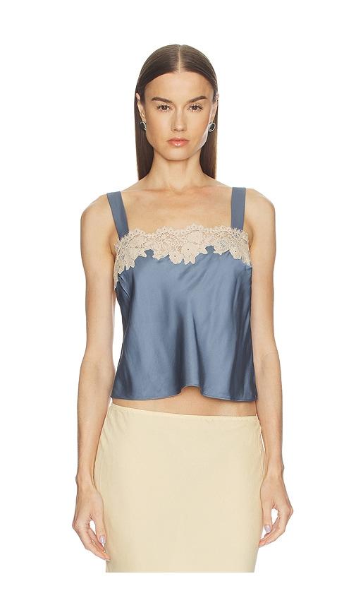 rixo vyonne top in slate.