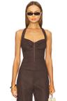 rixton linen halter top