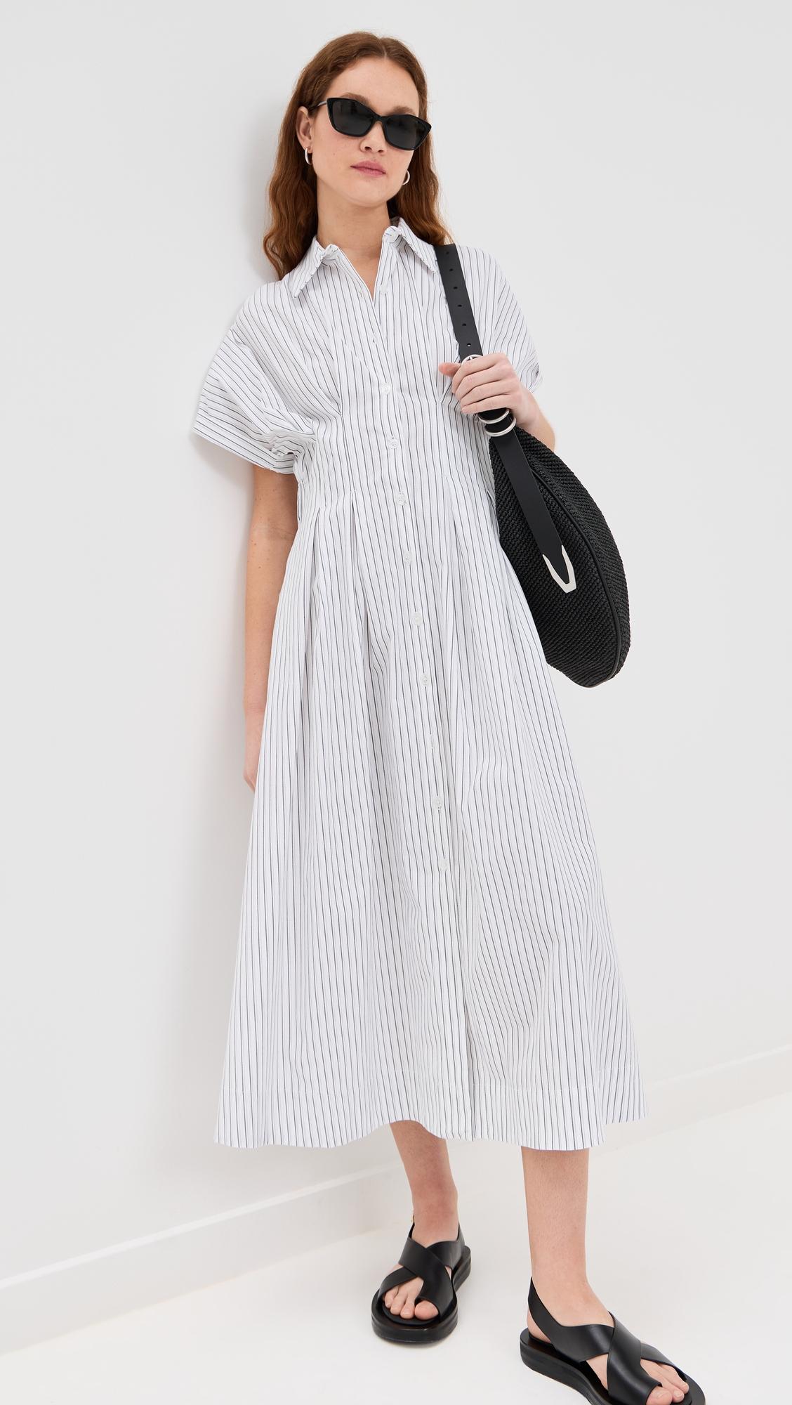 roberta button down dress