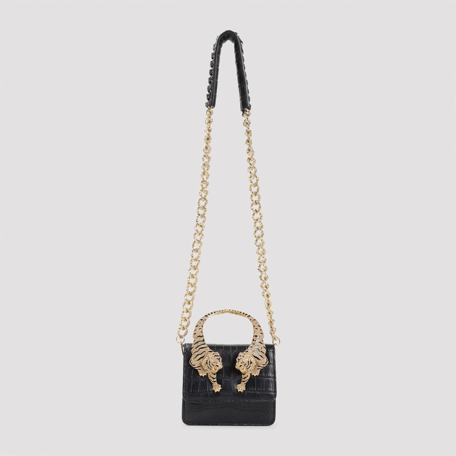 roberto cavalli roar small flap shoulder bag