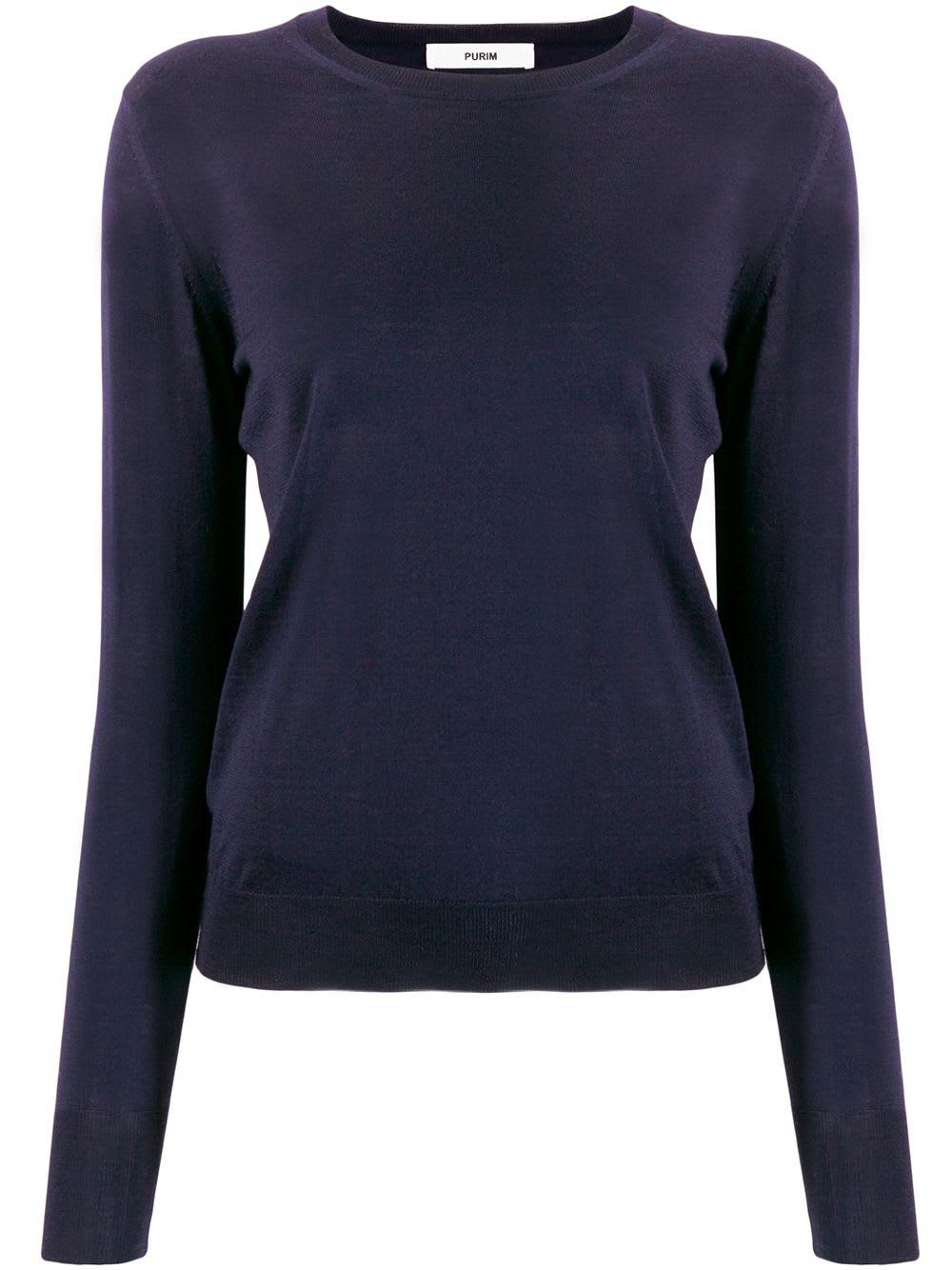 roberto collina - crew neck knitted top