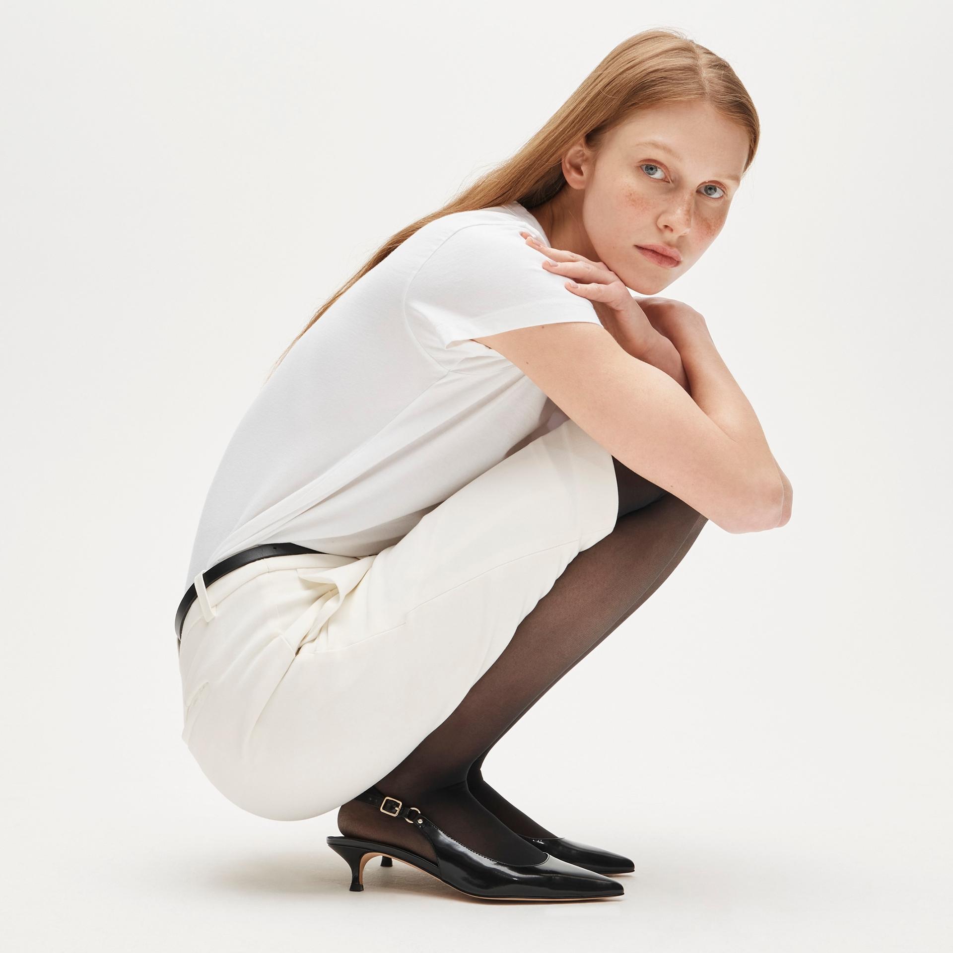 robin mary jane slingback heels in leather