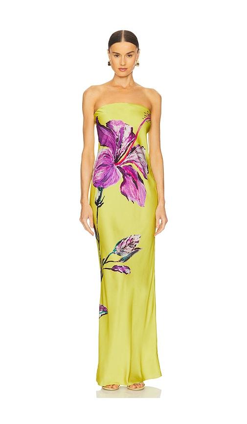 rococo sand maxi dress in yellow.