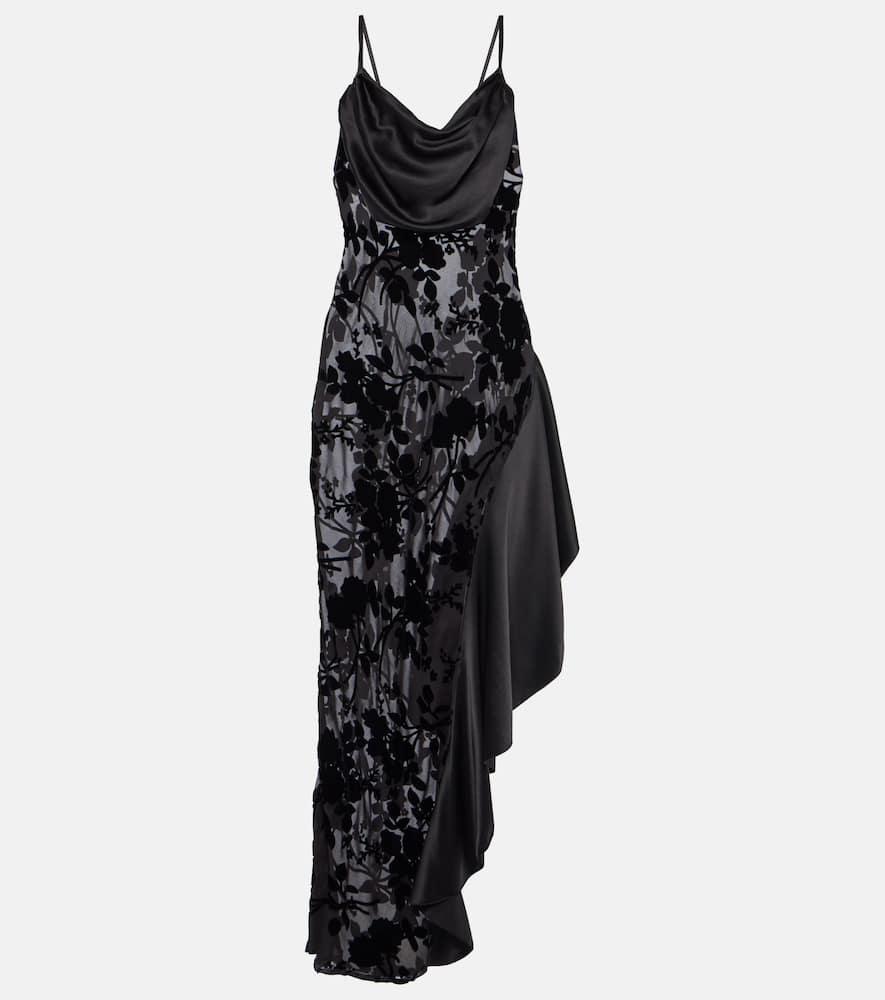 rodarte asymmetrical bias slip dress