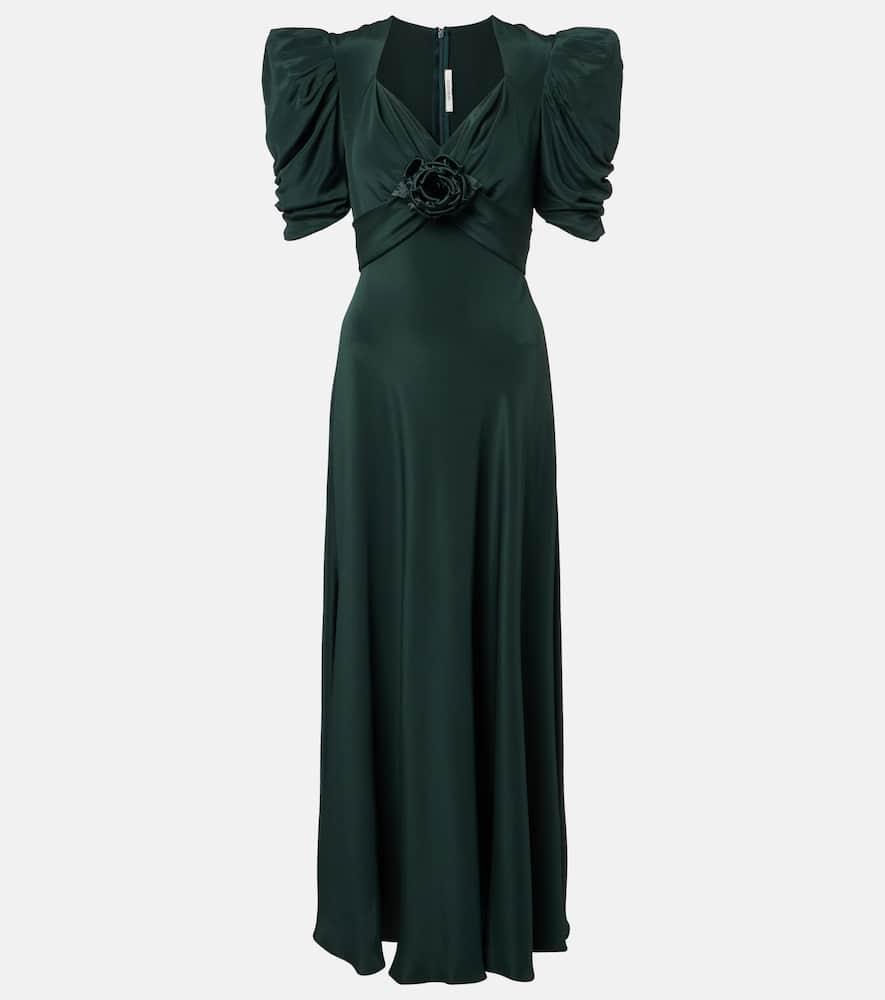 rodarte silk charmeuse cocktail dress