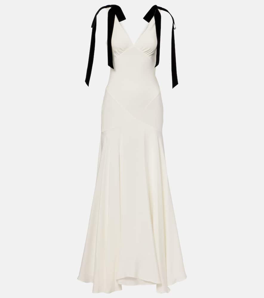 rodarte silk crêpe maxi dress